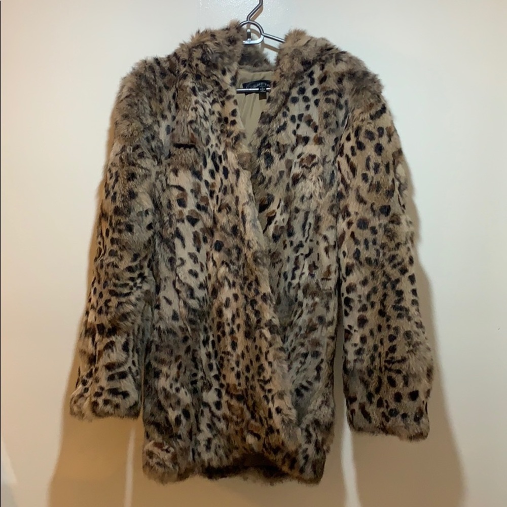 REAL rabbit Fur jacket